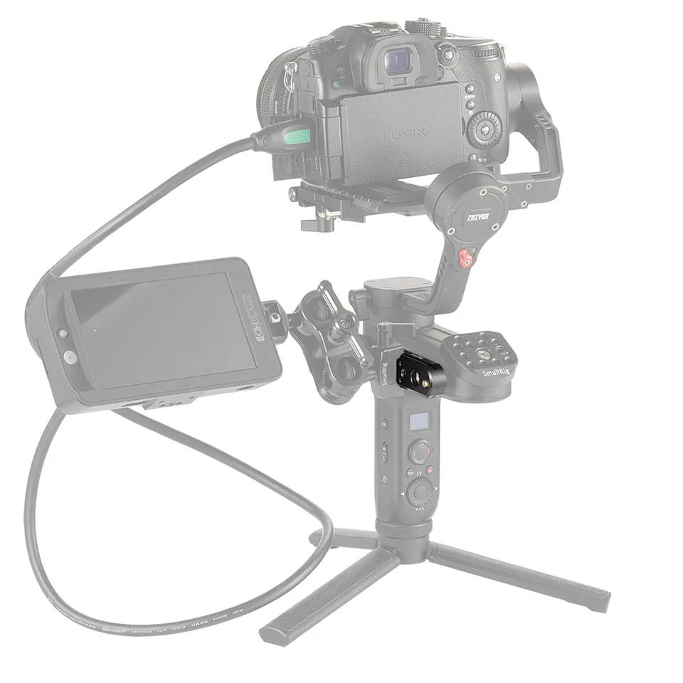SmallRig боковая Монтажная пластина с розеткой для Zhiyun Weebill LAB Gimbal функция Quick Release Nato Rail 2273
