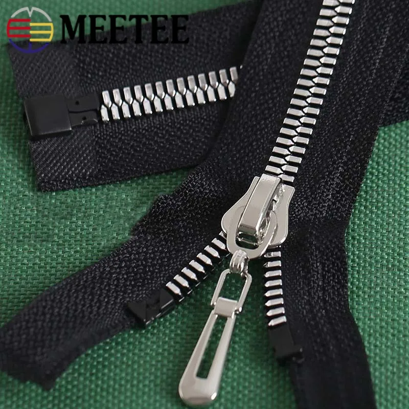 Meetee 80 см 8 # Высококачественная молния из полимера Открытые Автоматические
