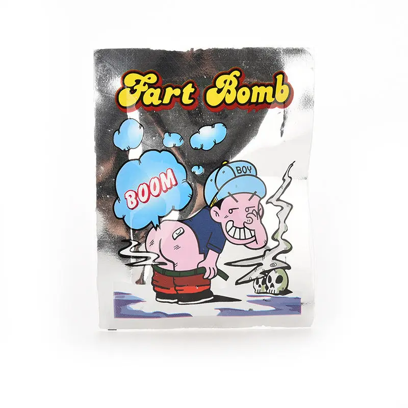 10bag/lot new gadget Smelly package fart bomb bag April fool's day halloween creative prank bromas stench bag funny gadgets toys