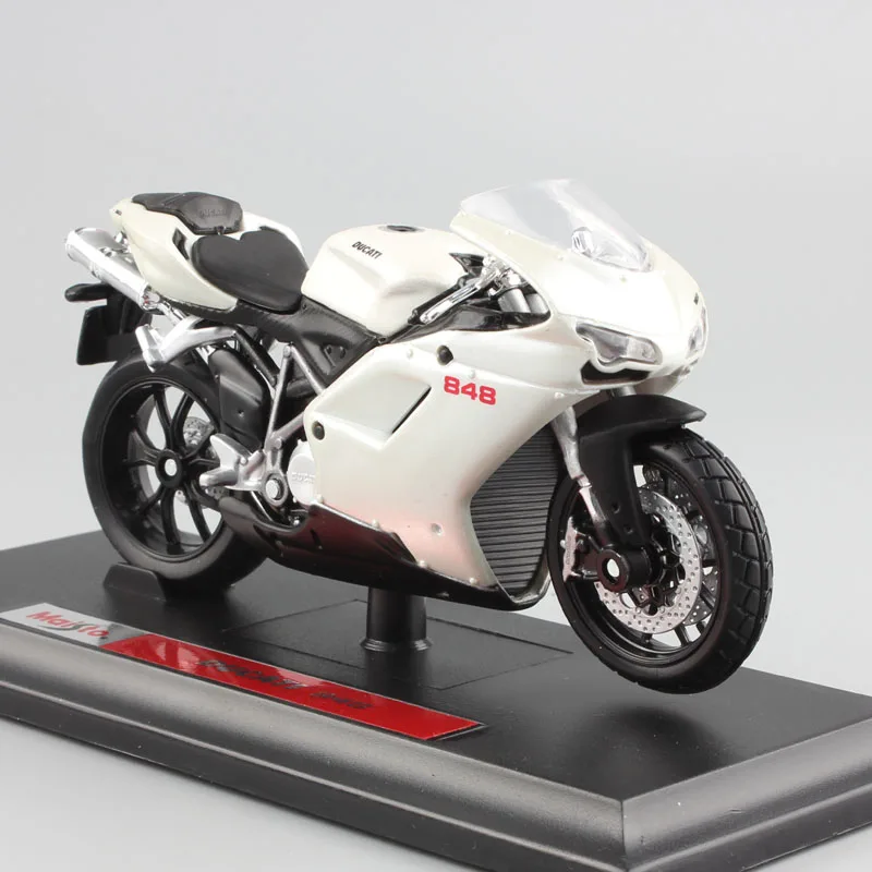 Maisto масштаб 1:18 детский Супербайк 848 EVO металлический мотоцикл гоночный велосипед