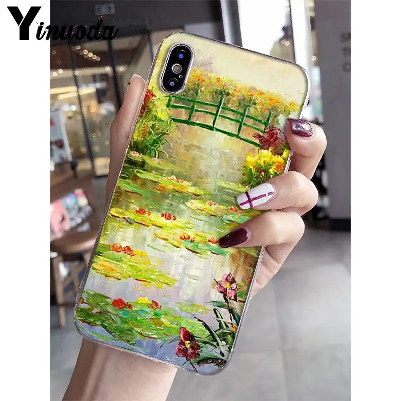 A2 Yinuoda Ван Гог Картина маслом Мон картина маслом мягкий чехол для телефона iPhone X XS MAX 6 6s 7 7plus 8 8Plus 5 5S SE XR 10 - Цвет: A2