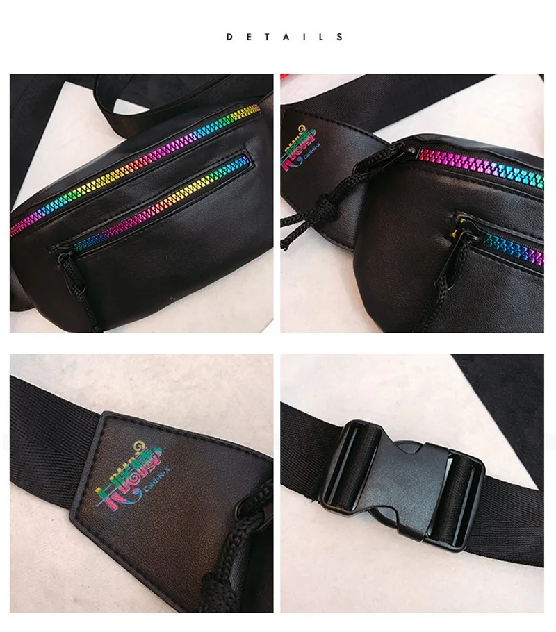 Простая стильная женская сумка для груди крутая искусственная мессенджер