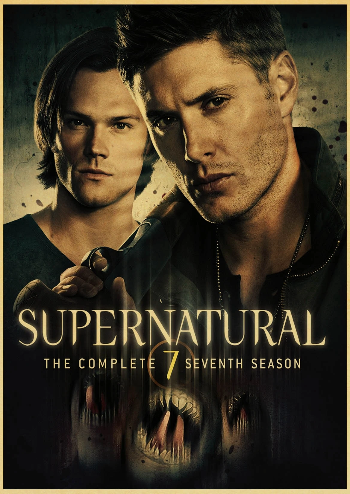Постер сериала "Сверхъестественное" Jensen Ackles винтажные плакаты и принты крафт-бумага барная комната Домашний декор Настенная Наклейка - Цвет: K105
