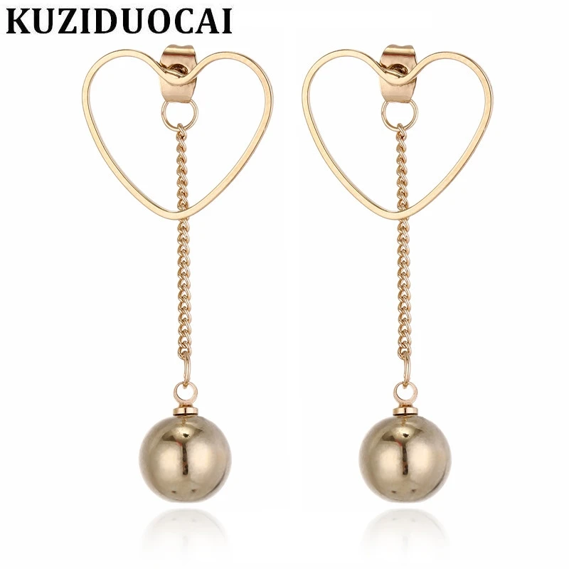 Kuziduocai 2018 Новые Модные Изящные ювелирные изделия медный чистый металлический шар