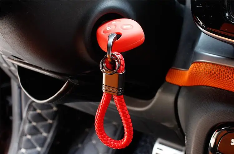 SIKALI SKL аксессуары для стайлинга автомобилей брелок из сплава с кольцом ключей