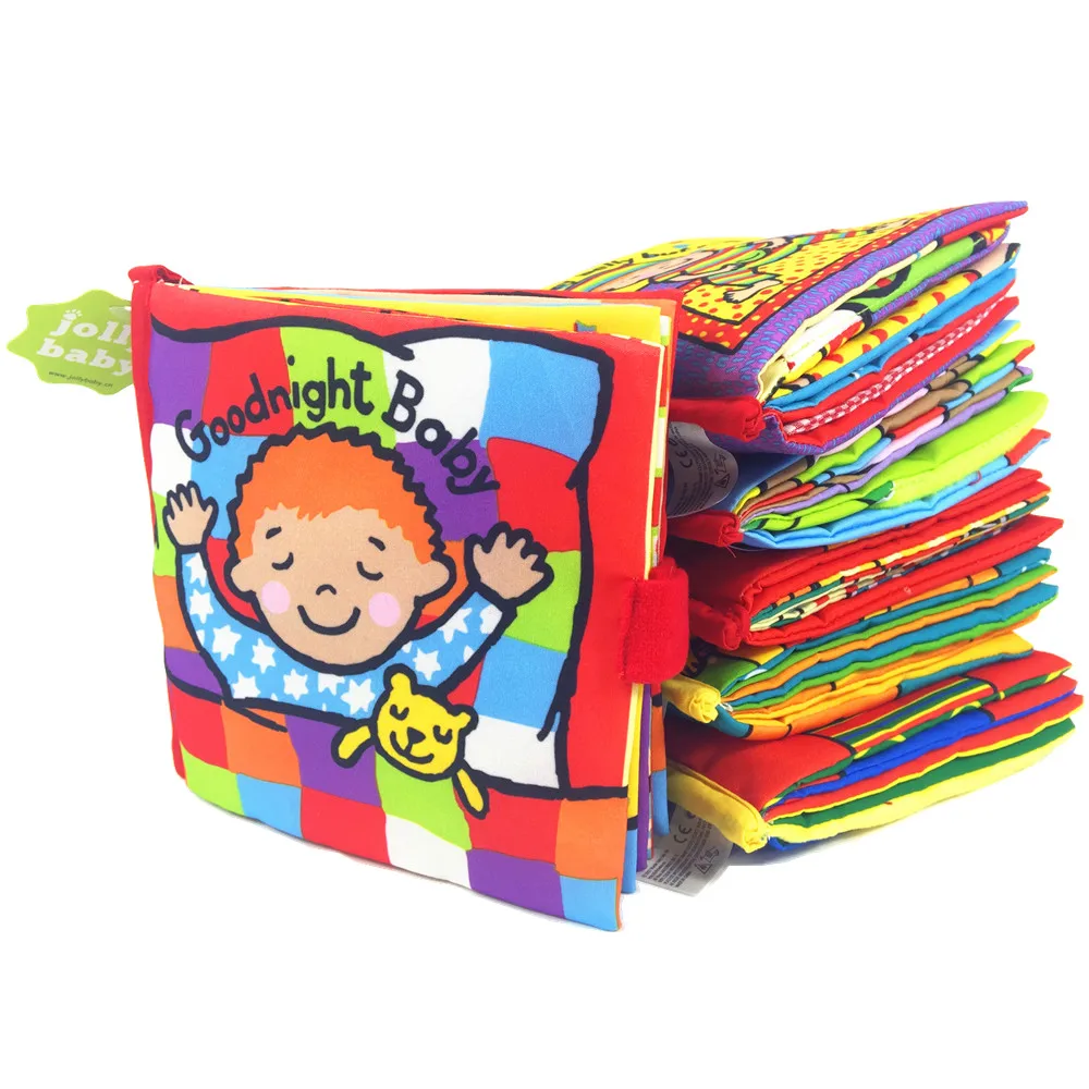 6 видов книга для активности Мультяшные животные мягкая детская обучающая