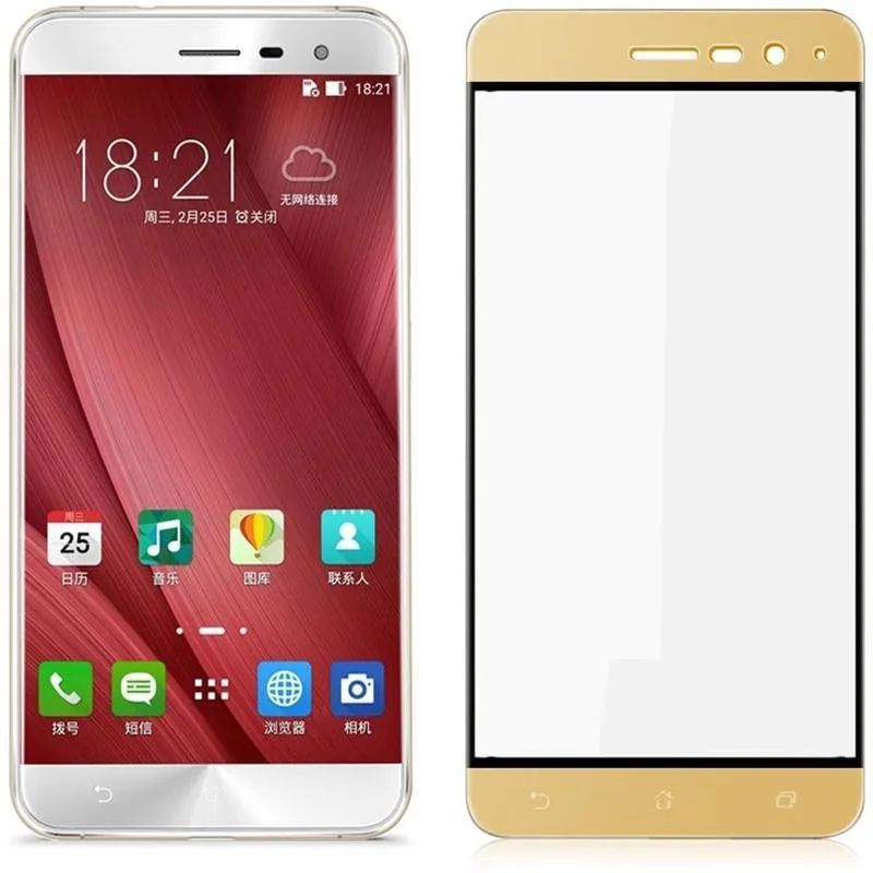 Sinhong 9 H закаленное Стекло полный Экран покрытие чехол для Asus Zenfone 3 ZE552KL протектор
