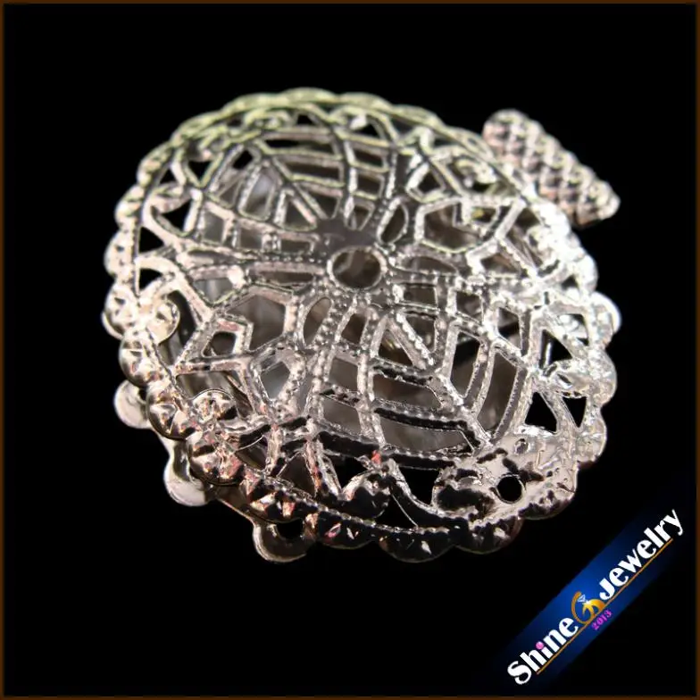 Бесплатная доставка 5 шт. в партии Посеребренная Ювелирная фурнитура винтажная