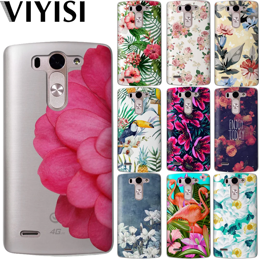 VIYISI для LG G4 G5 G6 Q8 Q6 K8 K7 K4 K10 2017 X Мощность 2 модные цветы Мягкие TPU силиконовый чехол