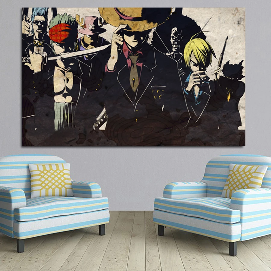 Холст Картины Wall Art HD печатает рамки домашний декор цельнокроеное платье One piece