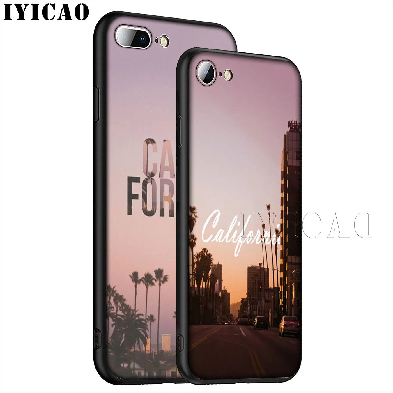 IYICAO California Travel Customer высококачественный мягкий силиконовый чехол для телефона iPhone