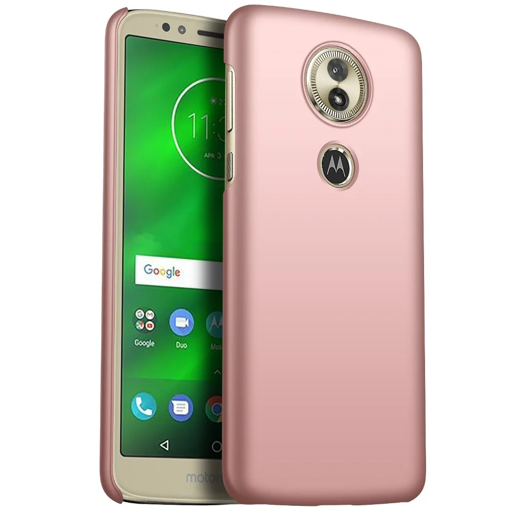 KIYLCZXYCM для Motorola Moto G6 Играть чехол Ультратонкие масляной печатная красный PC задняя