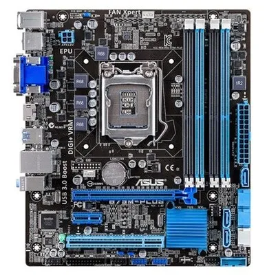 Б/у оригинальная б/у настольная Материнская плата Asus Intel B75 Socket LGA 1155 i3 i5 i7 DDR3 32G SATA3