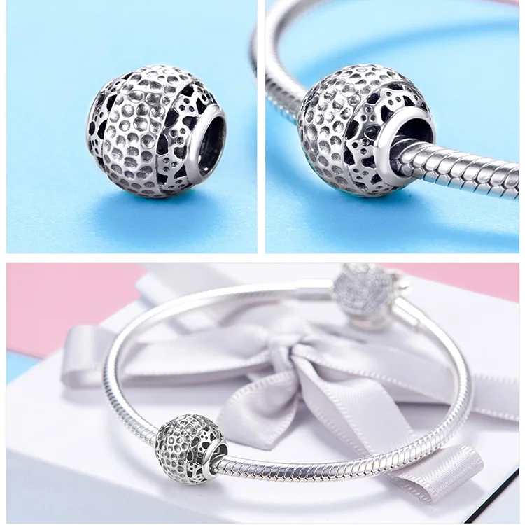 S925 серебро fit Pandora браслет Кокосовая пальма Снежинка бусины в виде мельницы сердце дом Танк Дерево Птица амулет крыло браслеты