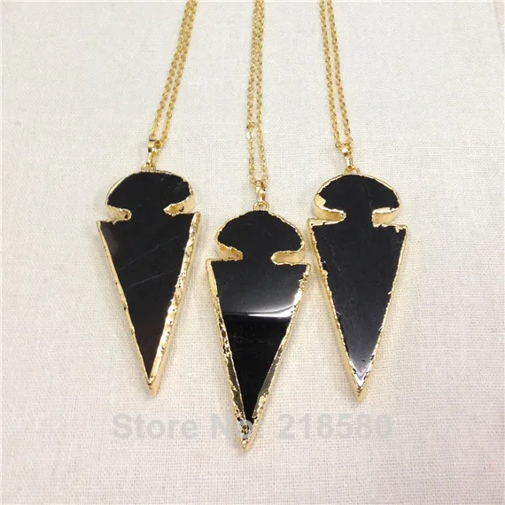 H QN128 ожерелье с подвеской в виде стрелок золотого цвета|necklace gold|pendant necklacegold necklace |