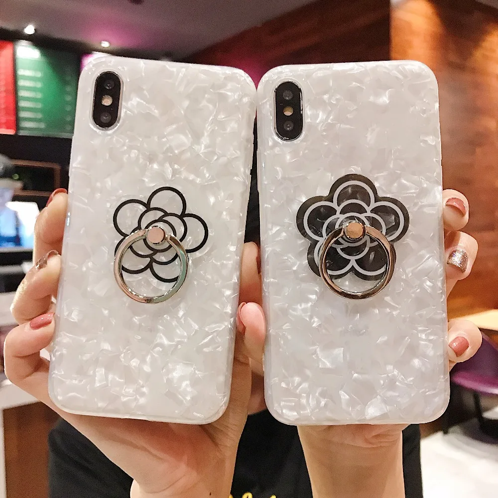 Роскошные в виде ракушки мрамор цепи чехол для huawei P30 pro P20 P20lite P10 mate20 pro honor 20 20i 10 9 lite nova 5 pro 4 3 3i