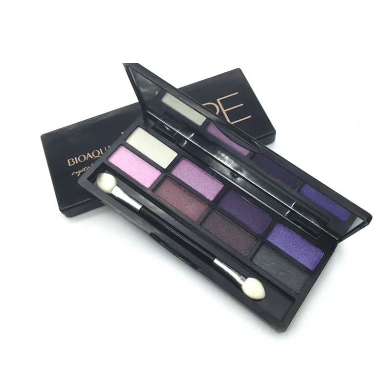 BIOAQUA Brand Eye shadow Makeup Shimmer Matte Fashion Eyeshadow Make up Palette Cosmetics Brush Nude Shadow |