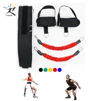 fitness bounce trainer rope resistance bands exercise equipment basketball tennis running leg strength agility training strap