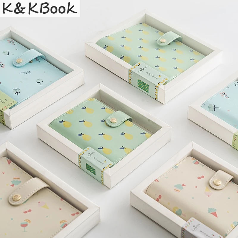 K & KBOOK A6 A7 PU кожа конфетный цвет Hello летний персональный дневник кавайный