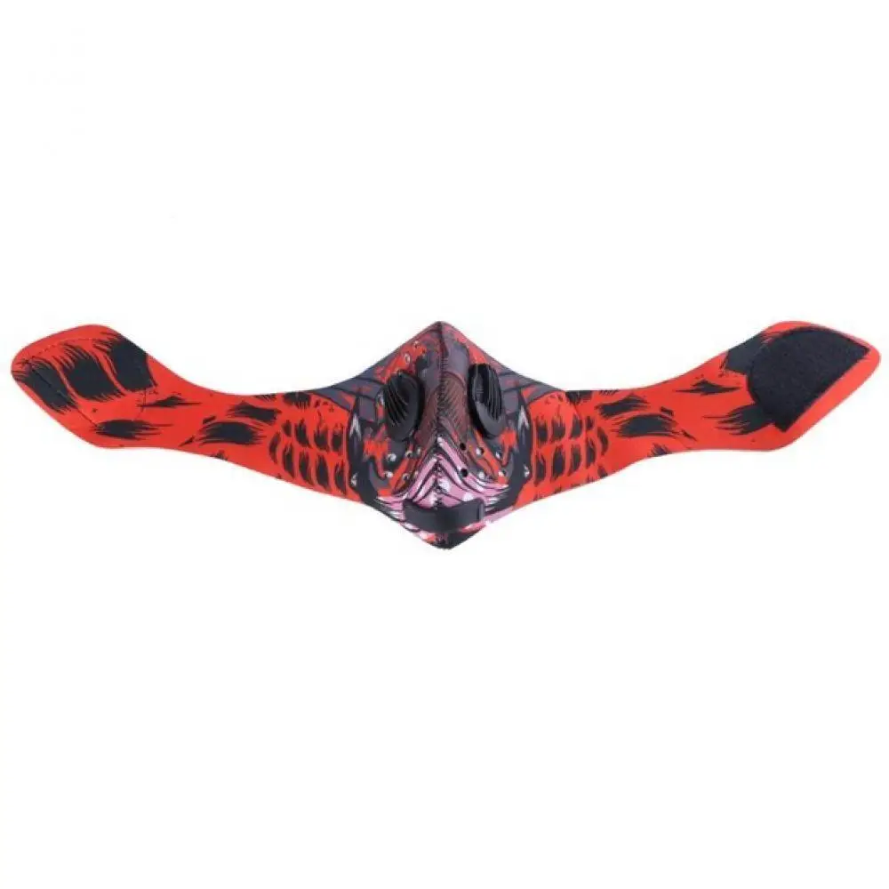 Велосипедная углеродная лицевая Спортивная маска полумаска для езды на