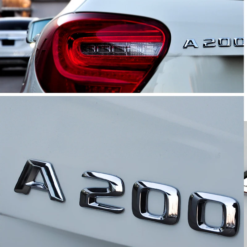1 шт. ABS 3D Новый A200 A250 A260 Сделай своими руками/2/0/5/6 кузова автомобиля багажник Знак