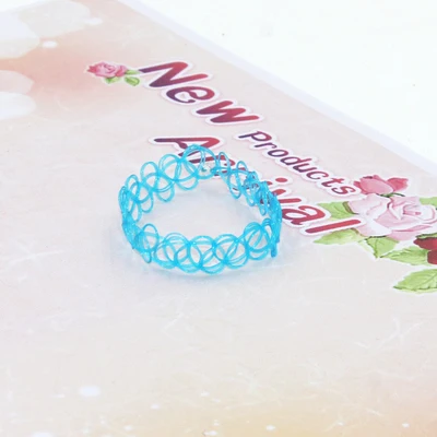 Fashion Clavicle Circular Anklets Leg Holiday Seaside Resort Beach Jewelry Water Drop Cobwebbing - Окраска металла: J