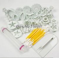 cake decorating fondant icing plunger cutters mold tools cake decorating mold tools 46pcs cake punch