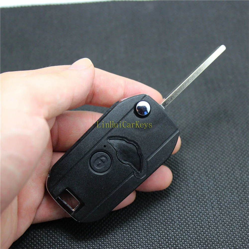 PINECONE для MINI COPPER R50 R53 чехол ключа с 2 кнопками необработанное Латунное лезвие