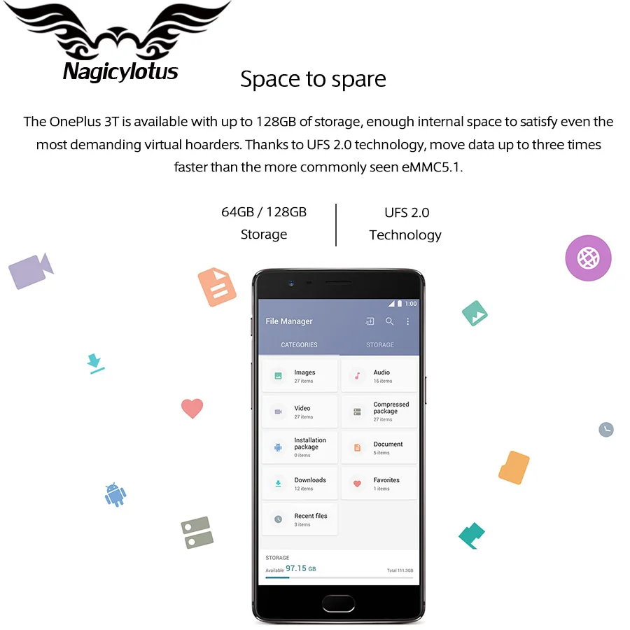Абсолютно новая глобальная прошивка OnePlus 3 T 64 GB смартфон A3010 5," Snapdragon 821 6 GB 128 GB Android отпечаток пальца NFC мобильный телефон