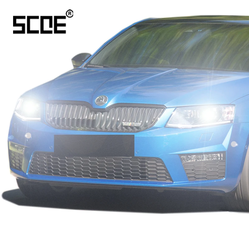 2 шт. галогенные лампы для skoda Fabia Octavia OctaviaCombi Rapid Superb SCOE|Передние LED-фары авто| |