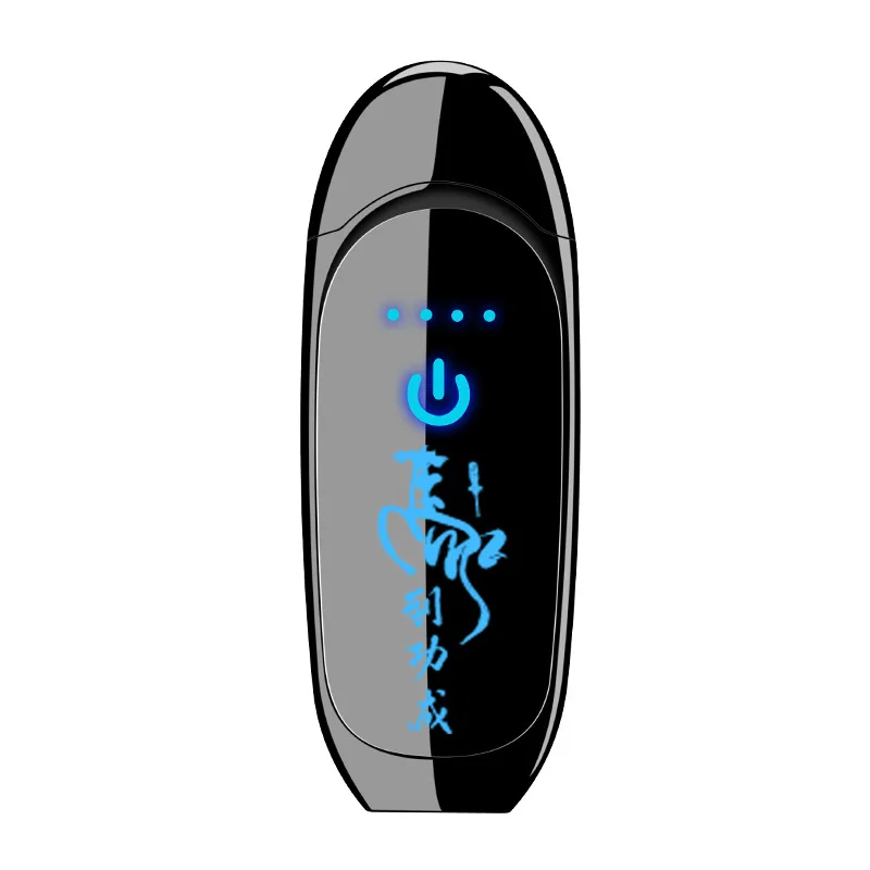 Тонкая мини USB электрическая сенсорная Зажигалка металлическая ветрозащитная перезаряжаемая Зажигалка для сигарет полноэкранная Зажигалка гаджеты для мужчин