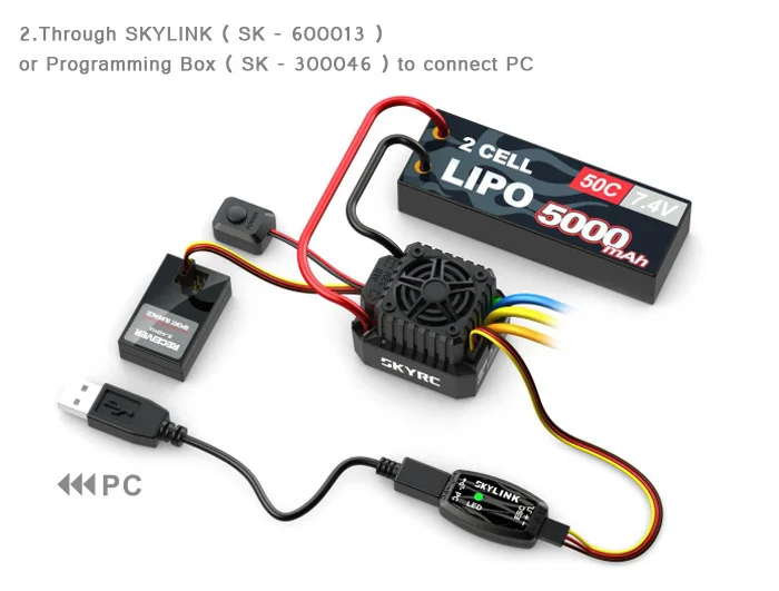 Новое поступление запасные части SKYRC TS120W 120A IP67 Водонепроницаемый бесщеточный