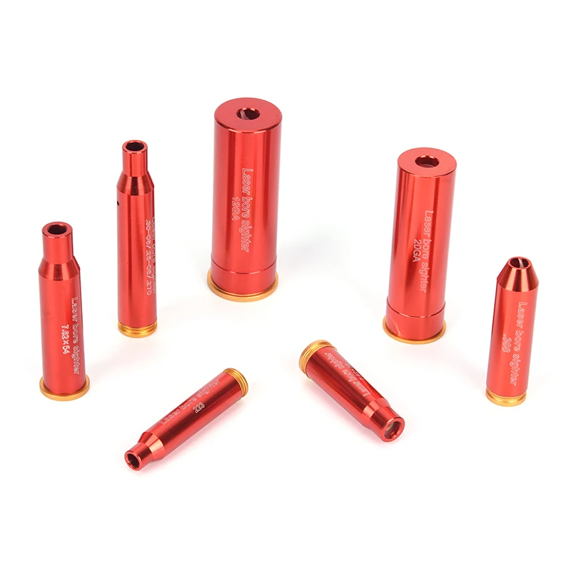 Красная охотничья красная лазерная боресовка CAL.308 .223 30-06 CAL7.62x39 7.62X54 12GA 20GA картридж