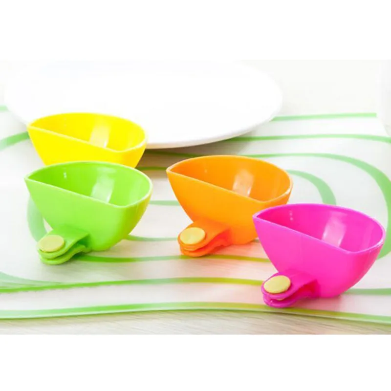 2 pcs/lot Assorted Salad Saucer Ketchup Jam Dip Clip Cup Bowl Tableware Home Kitchen Accessories Colorful | Дом и сад