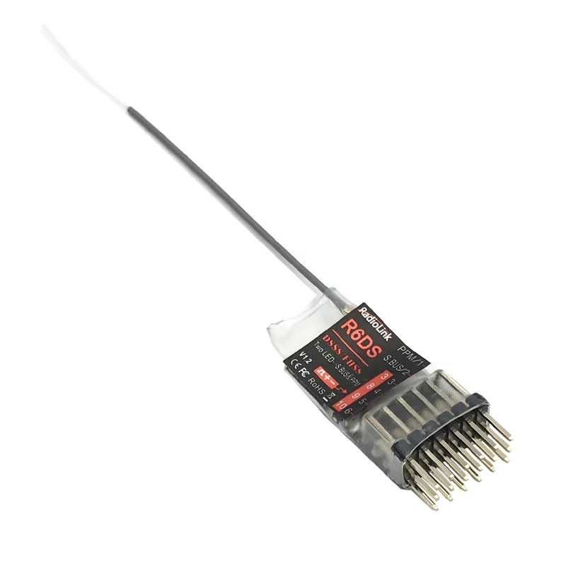 Radiolink R6DS 2 4G 6CH PPM PWM SBUS DSSS/приемник FHSS совместимый AT9 AT9S AT10 AT10II передатчик