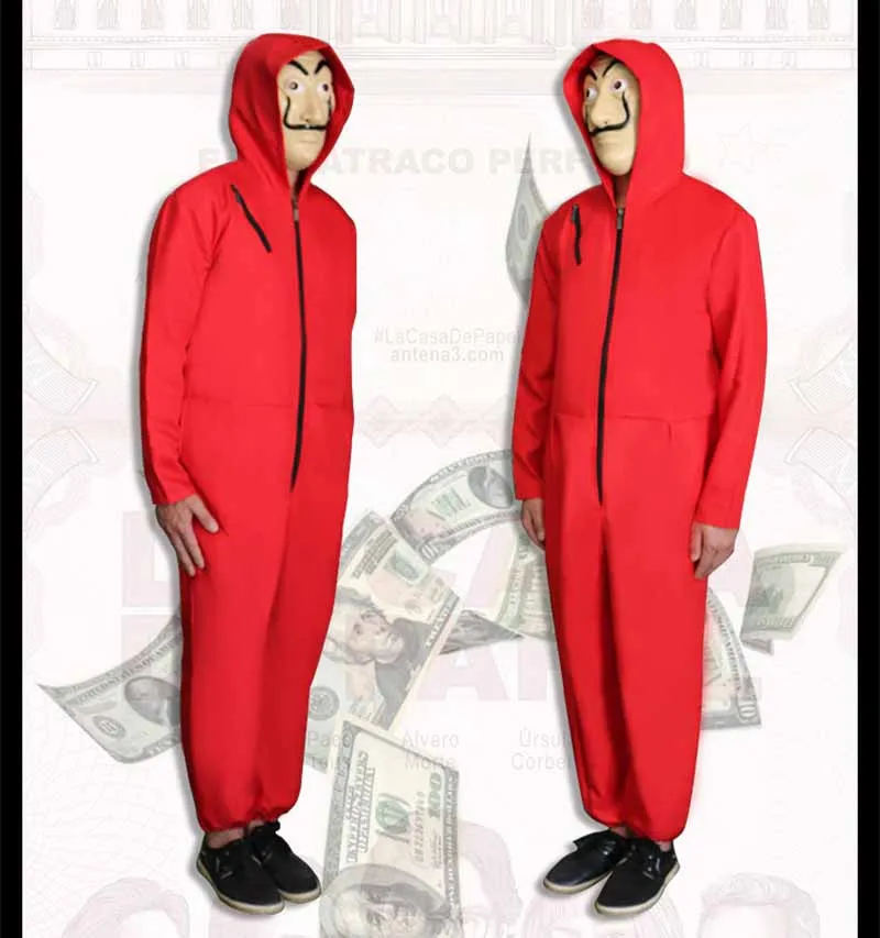 

Adult & Child Kids Boys Halloween Carnival Costume La Casa De Papel Cosplay The Paper of House Salvador Dali Costume Fancy Dress