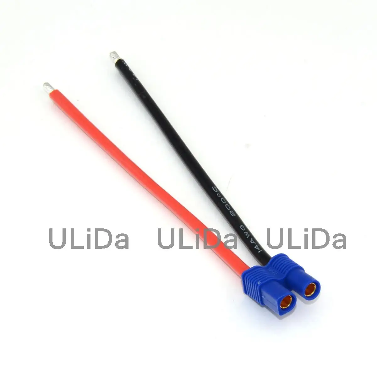 

One Pair EC3 Plug Female Connector 100mm Wire 14AWG Cable for RC Lipo Battery Quadcopter