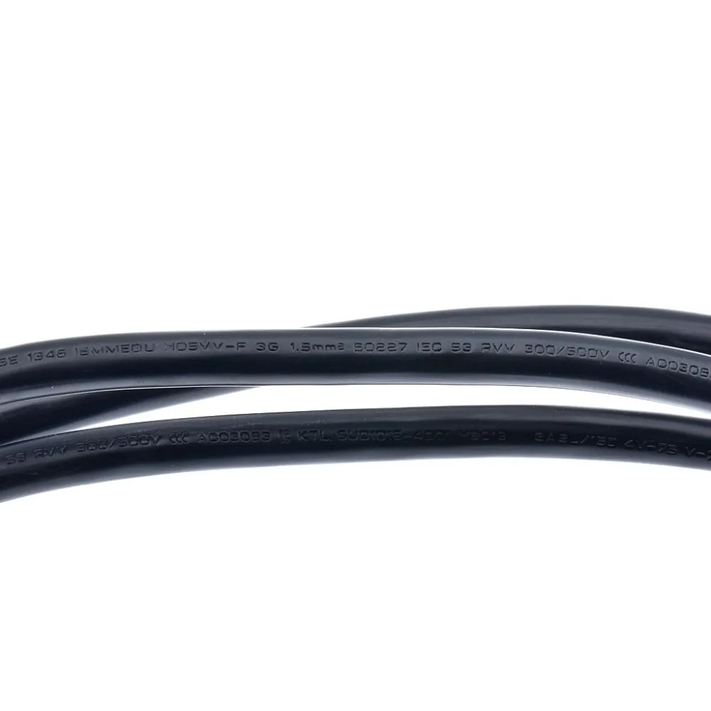 Евро Schuko CEE7/7 вилка к IEC320 C19 AC Шнур питания для PDU UPS, H05VV-F 3g 1,5 мм, 1,8 м