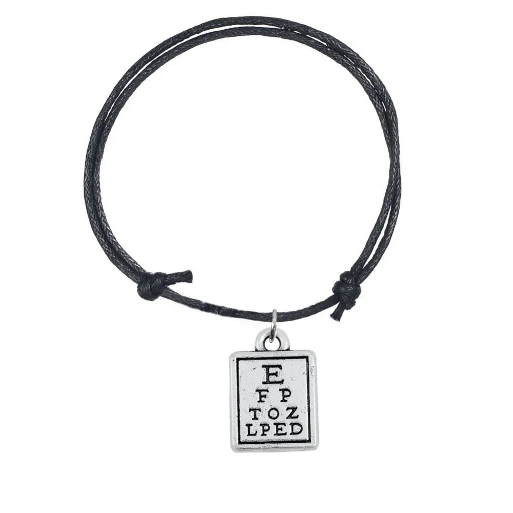 Teamer Регулируемый сообщение корейский Воск шнур Обёрточная Бумага Браслет