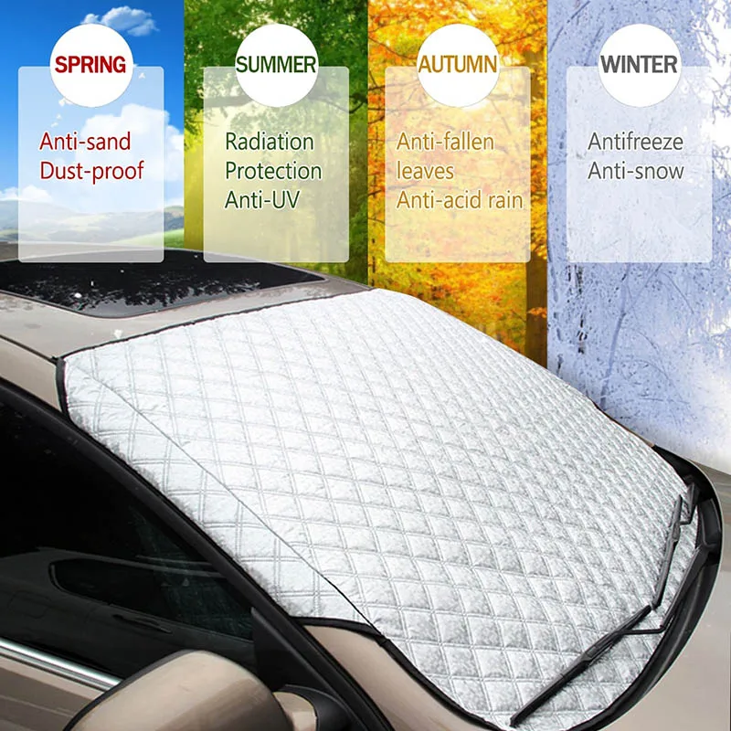

Hot 1pcs Car Window Windscreen Cover Sun Visor Shield Dustproof Anti Snow Frost Protector JLD