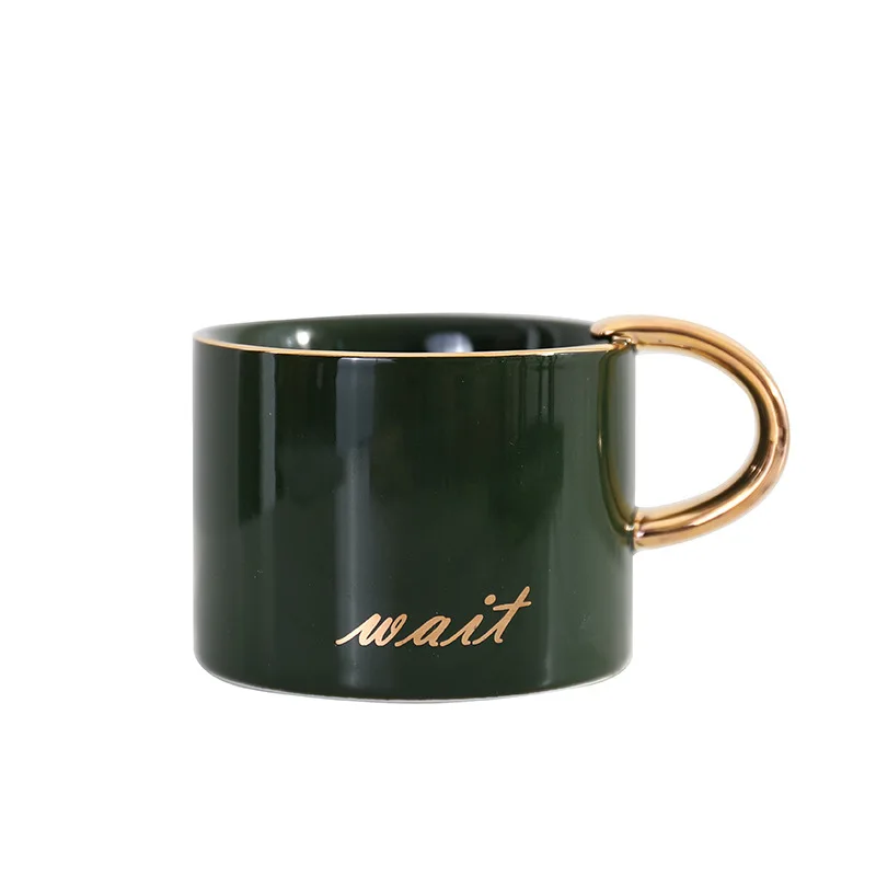 200 мл модный набор керамических кофейных кружек с ложкой для поддона новый стиль