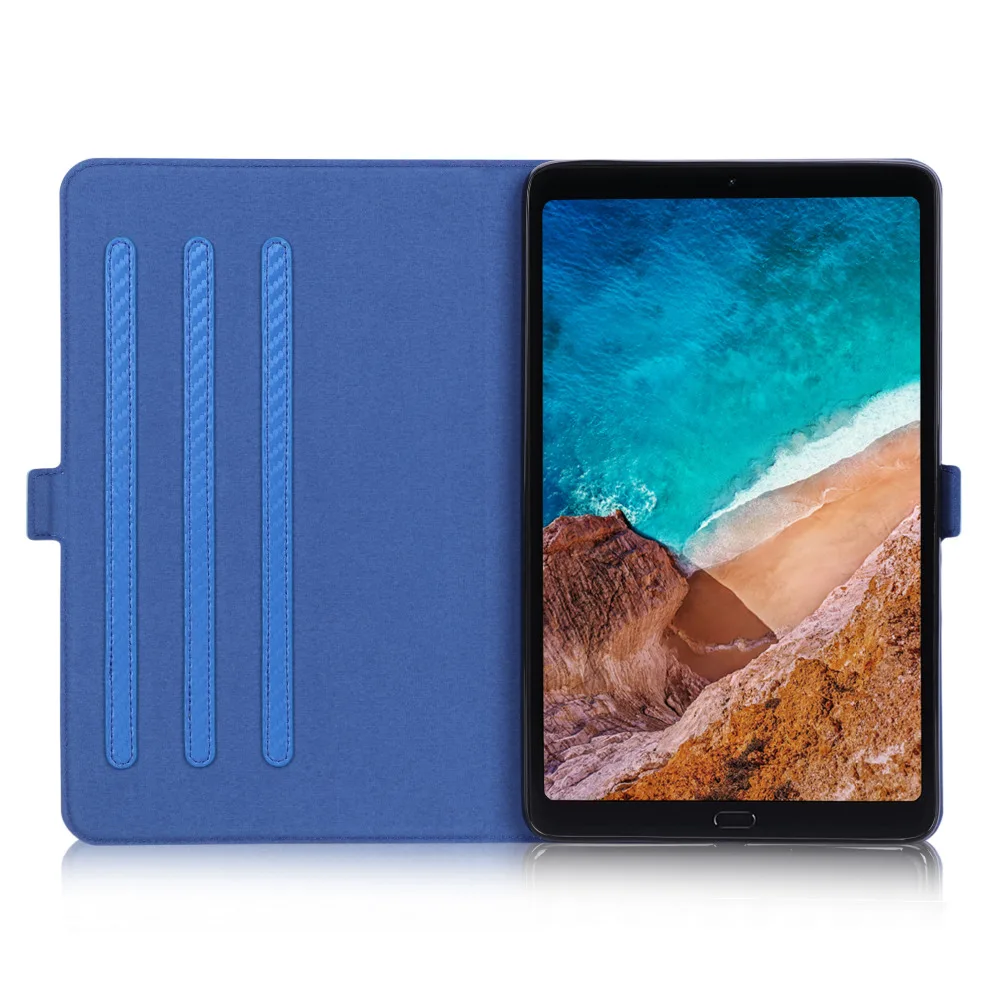 Тонкий чехол из углеродного волокна с ручным ремешком для Xiaomi MiPad 4 Plus Mi Pad4 10 1 &quot планшета искусственной кожи