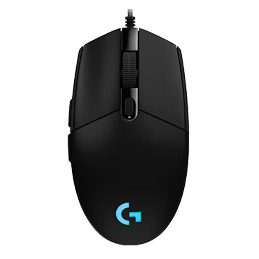 black Проводная мышь logitech G102, игровой ноутбук, оригинальная оптическая мышь 200-6000 dpi для геймеров, компьютерные игры, RGB светильник, перезаряжаемый светодиодный Mause - Цвет: black