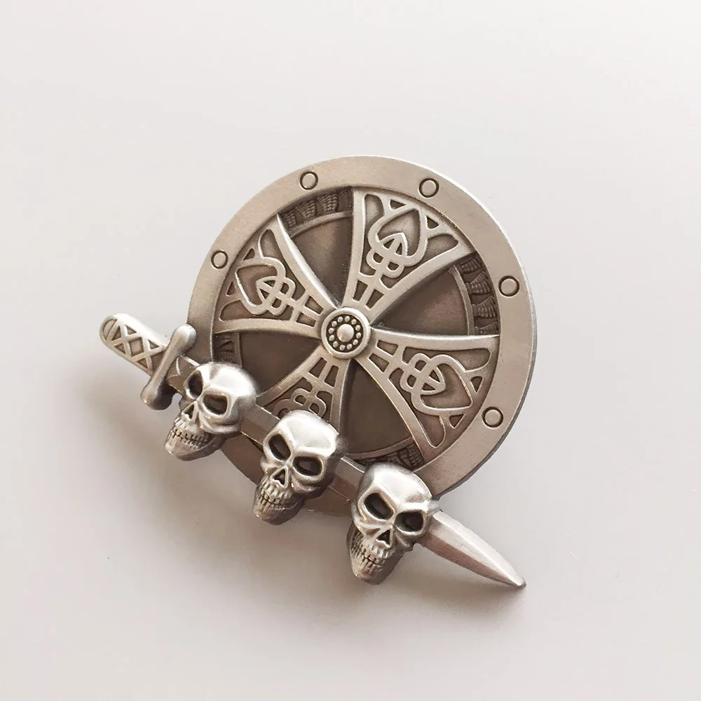 Retail Distribute New Vintage Sword Skull Belt Buckle BUCKLE-3D043AS Free Shipping | Аксессуары для одежды