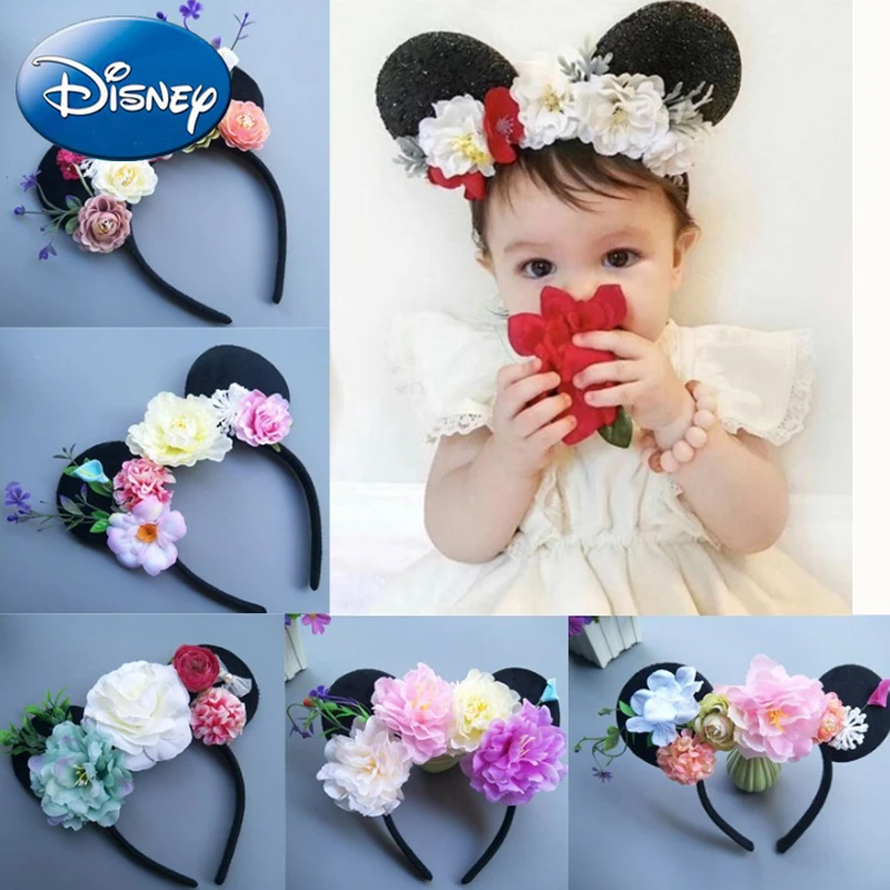 Женский головной убор с Микки и Минни Маус Disney свадебные аксессуары для дня