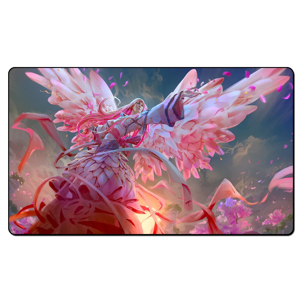 Johannes Voss Angel Token) игровой коврик Волшебный игровой коврик, настольные игры игровой коврик, пользовательские MGT Настольный коврик 35X60 см с бесплатной сумкой