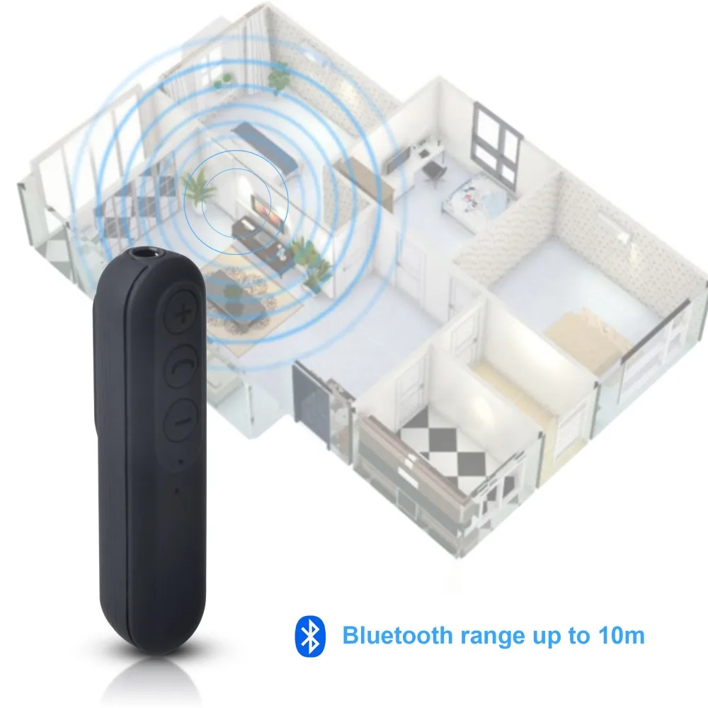 Универсальный Bluetooth автомобильный комплект, Мини bluetooth автомобильный адаптер, aux аудио приемник, 3,5 мм разъем с микрофоном для автомобильного динамика, наушников
