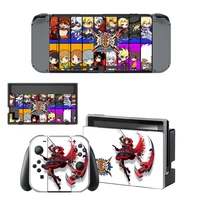 nintend switch vinyl skins sticker for nintendo switch console and controller skin set for blazblue cross tag battle