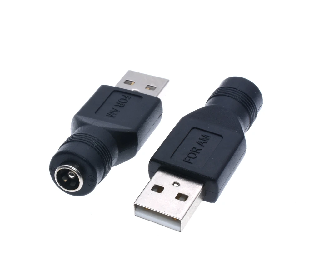 1 шт. 5 5*2 мм гнездовой разъем к USB 2 0 штекер/гнездовой в постоянного тока Штекерный