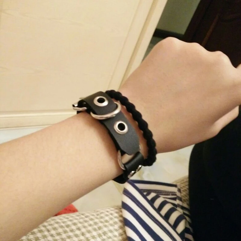 Женский кожаный браслет на запястье с пряжкой 100% ручная работа | Украшения и